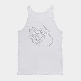 Hand with circle Tank Top